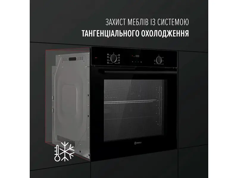 Духовка електрична Perfelli PERLA 6D8I NERO - фото 6