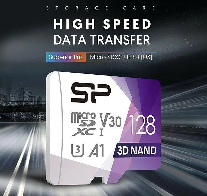 Картка пам'яті Silicon Power MicroSDXC 128 Гбайт U3 A1 V30 Superior Colorful - фото 4