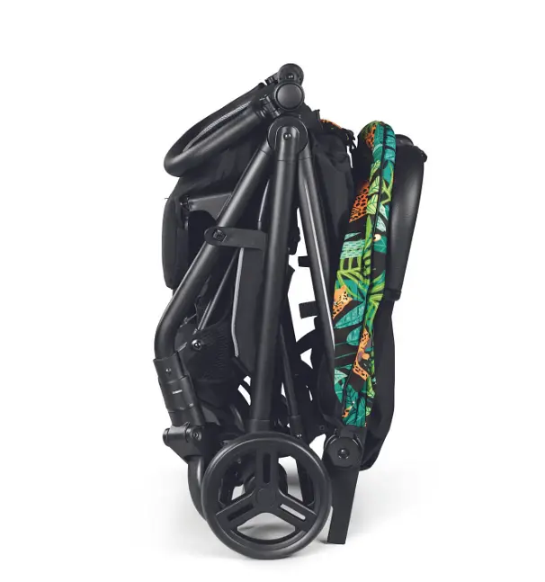 Прогулочная компактная коляска Peg-Perego Selfie Jaguars, зеленый с черным (IP22000000JL24RO01) - фото 5