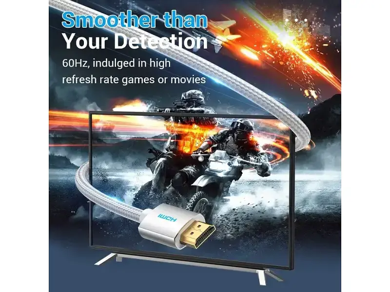 Кабель Vention HDMI M - M 1 м Gray (AABIF) - фото 4