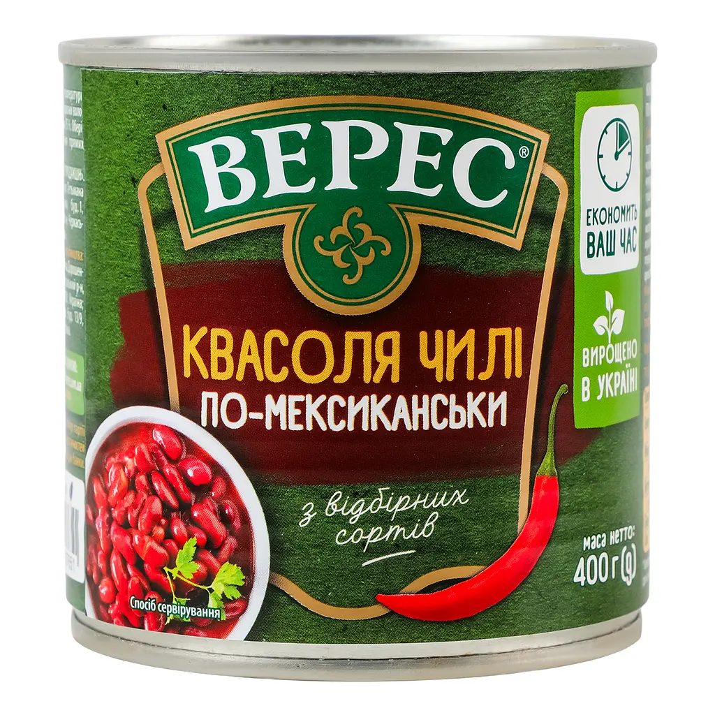Квасоля Верес Чилі по-мексиканськи 400 г - фото 3