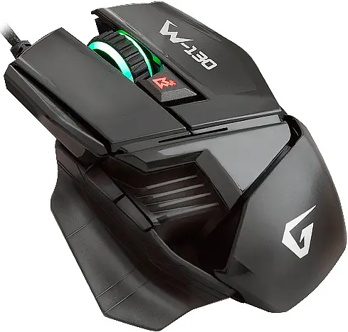 Миша Gemix W-130 USB black - фото 2