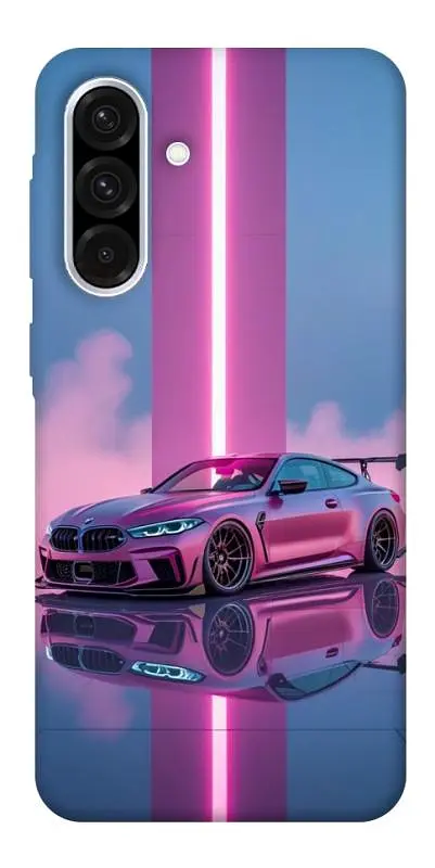 TPU чохол Demsky Pink neon car для Samsung Galaxy A56 5G
