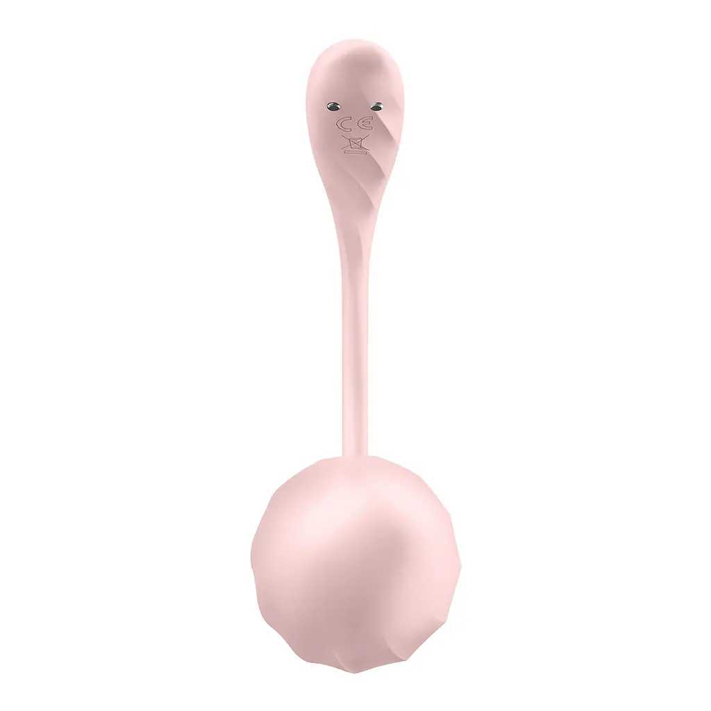 Віброяйце Satisfyer Ribbed Petal 23 см рожевий - фото 2