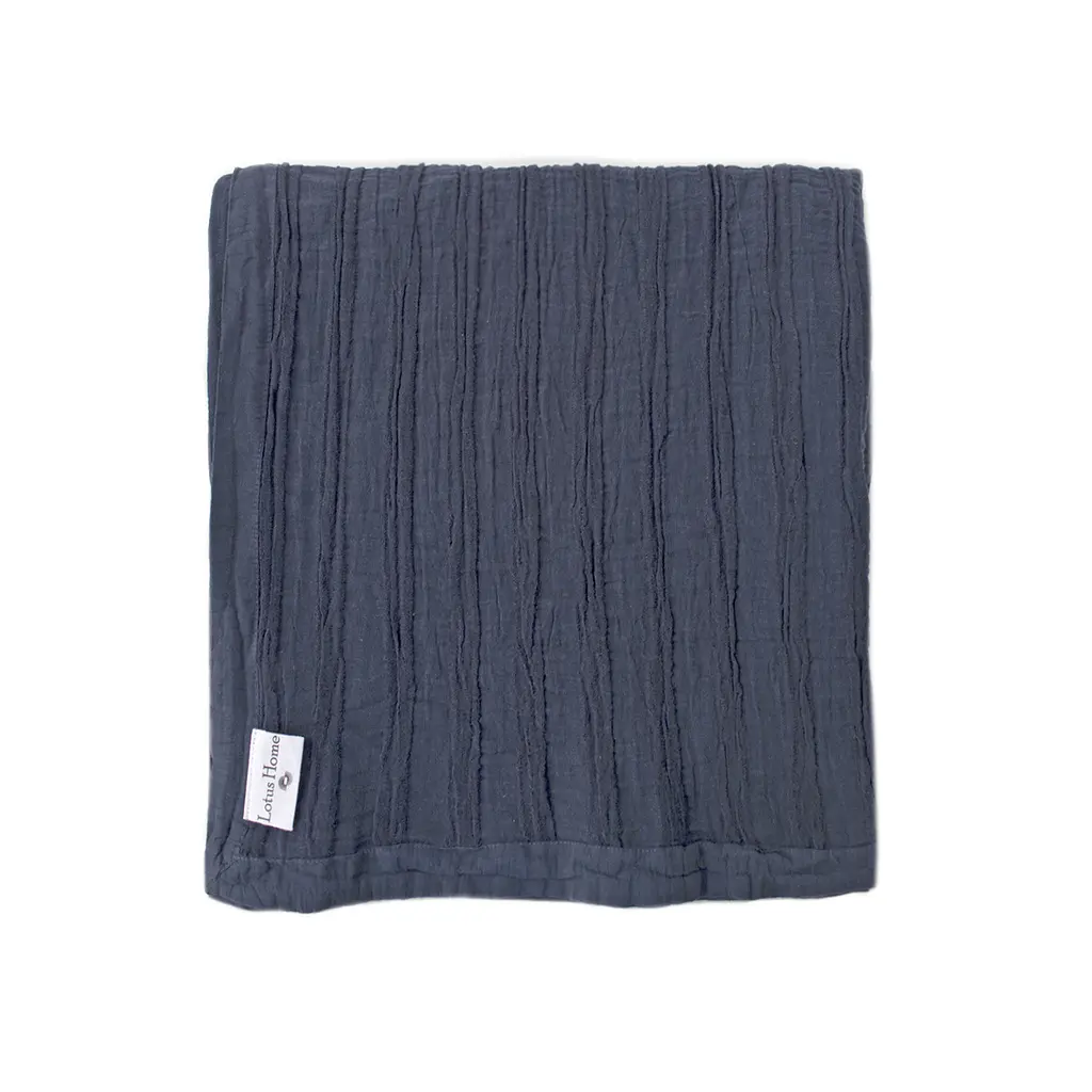 Покрывало-pike Lotus Home - Cardiff lacivert синий 180x240 - фото 3