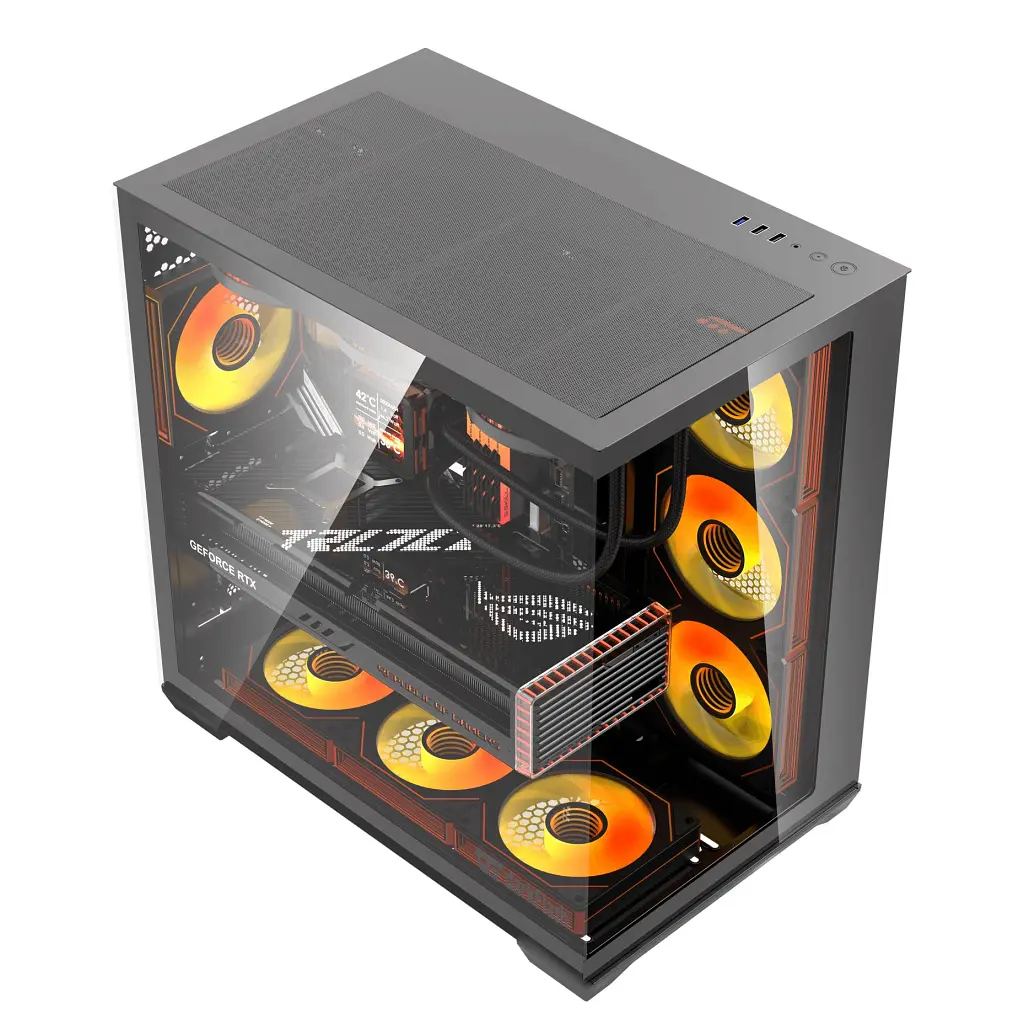 Корпус для ПК DARKFLASH C280 BLACK - фото 9