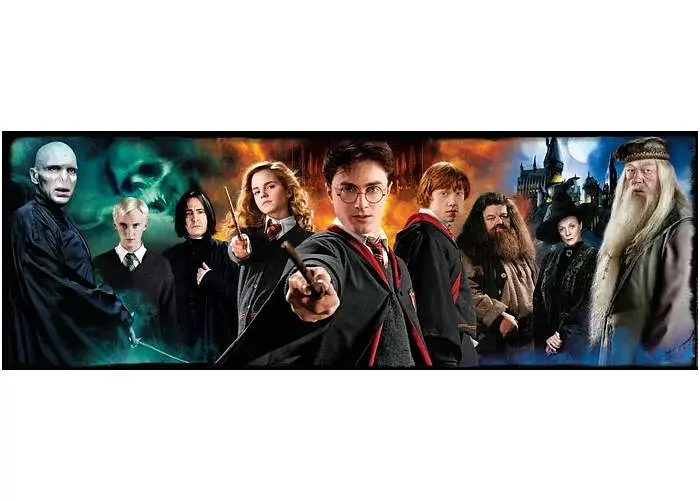 Пазл Clementoni Wizarding World: Магія пригод, Гаррі Потер (Wizarding World - Harry Potter Panorama Puzzle - 1000 pcs.), 1000 ел. (панорама) (39873) - фото 2