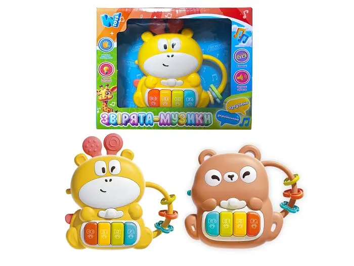 Піаніно дитяче Звірята-музики, WToys