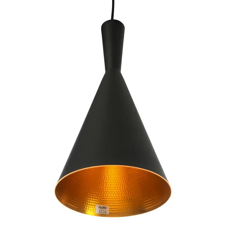 Люстра Brille лофт підвісна для кухні E27 60W BK (BL-382S/1) - фото 2