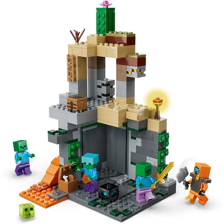 Конструктор LEGO Minecraft Підземелля зомбі 284 деталі (21587) - фото 3