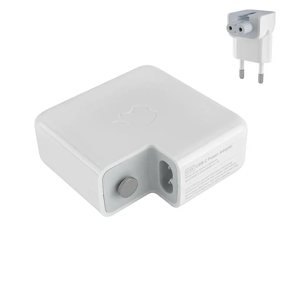 Блок живлення для ноутбука APPLE TYPE-C 61W білий (з кабелем!) (A1718)