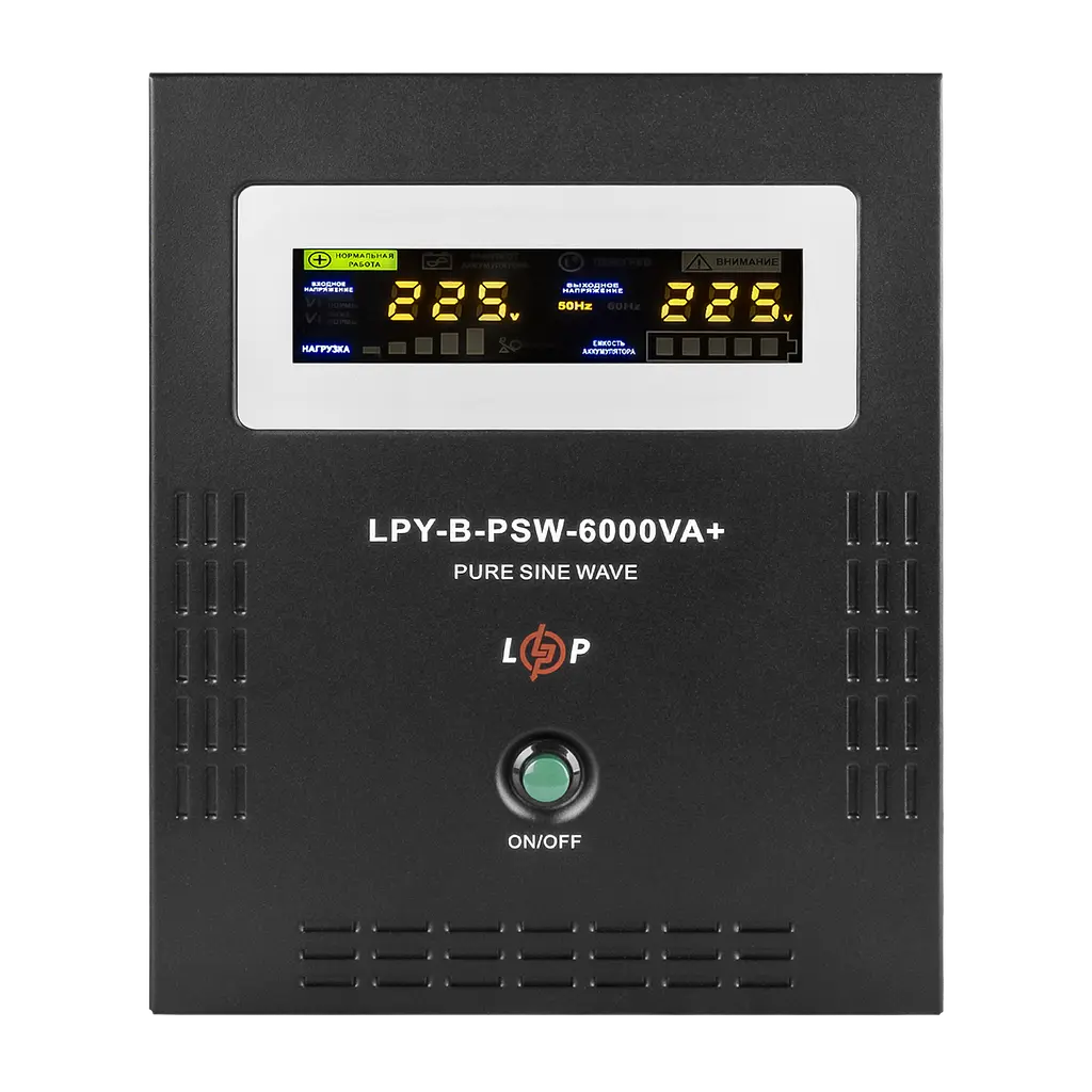 Комплект резервного питания LP (LogicPower) ИБП + гелевая батарея (UPS B6000 + АКБ GL 5760W) - фото 3
