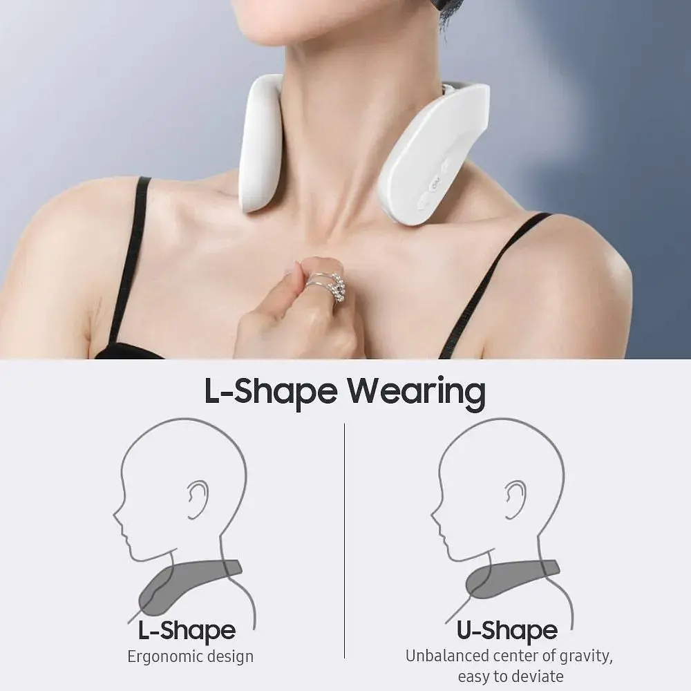 Маcажер для шиї Jeeback Neck Massager G20 White [80223] - фото 7