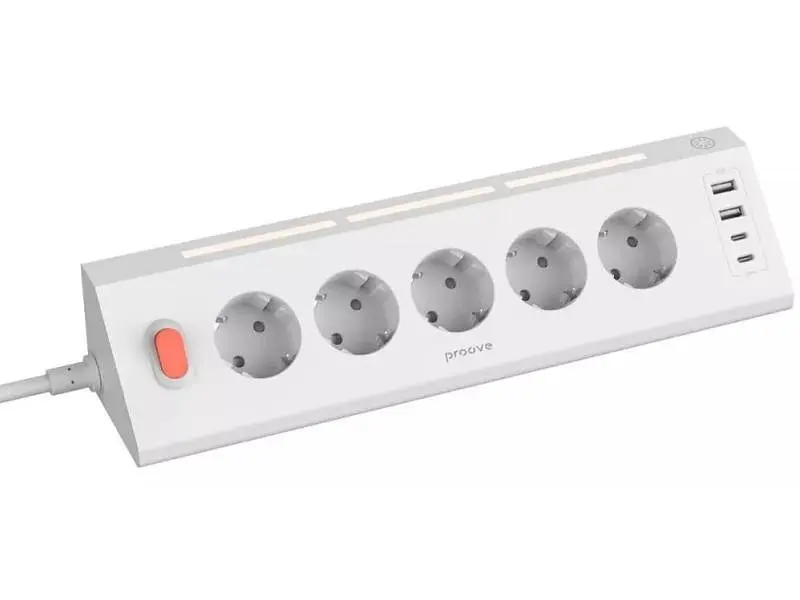Мережевий фільтр Proove Socket 1.6m White (PSPS25002202) - фото 2