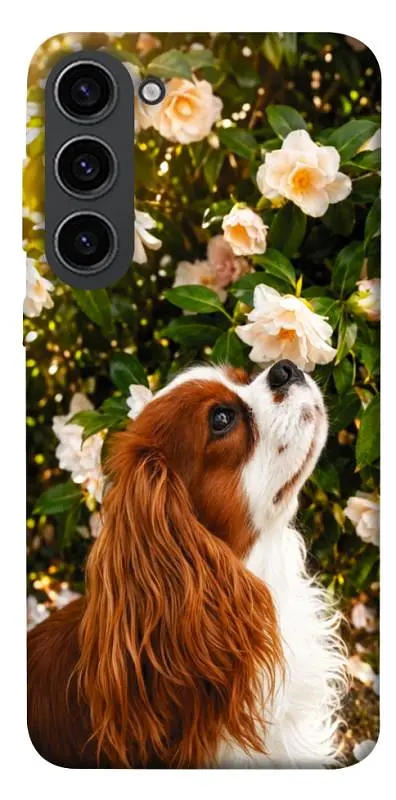 TPU чохол Demsky Flower spaniel для Samsung Galaxy S23