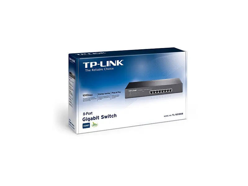 Комутатор TP-LINK TL-SG1008 - фото 2