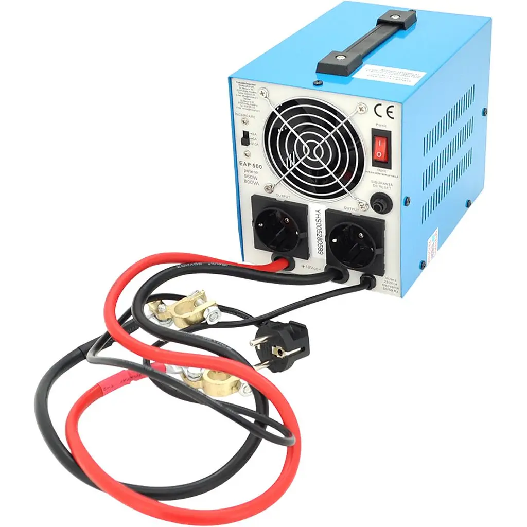 Джерело безперебійного живлення (ДБЖ) Westech EAP Energy-800VA/560W 12V (WS-EAP-560(800VA) Energy) [167864] - фото 3