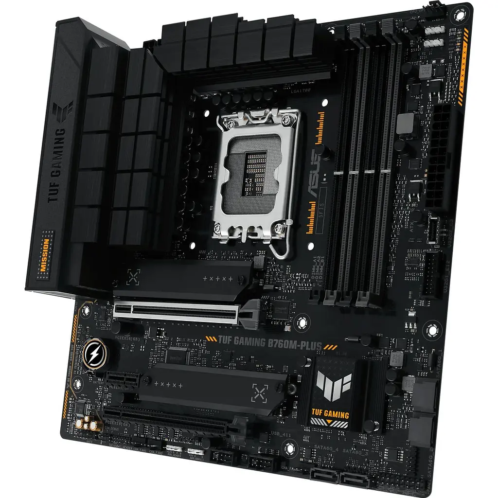 Материнська плата ASUS TUF GAMING B760M-PLUS (TUF GAMING B760M-PLUS) (Socket 1700, Intel B760, Micro-ATX) - фото 2
