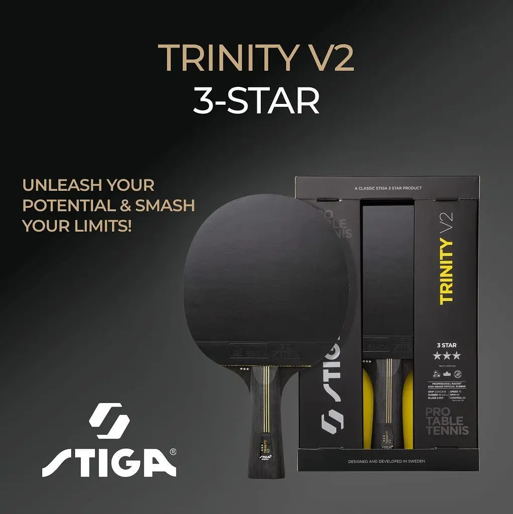Ракетка для настільного тенісу Stiga Trinity V2 3 Star FL (1213-1208-35) - фото 7