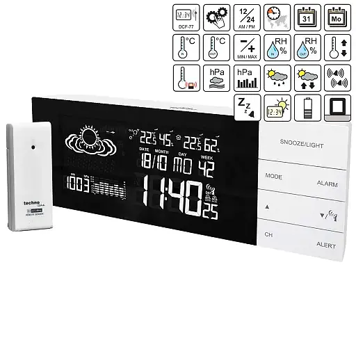 Метеостанція Technoline WS6870 White (WS6870) - фото 4