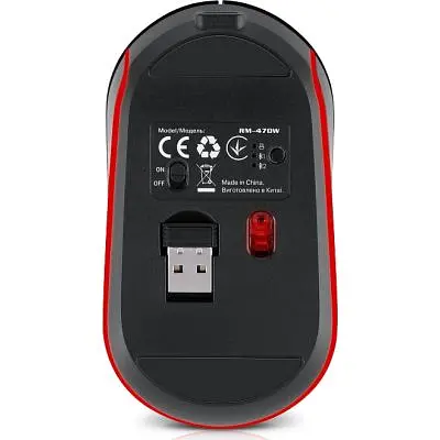 Компьютерная мышка Real-El RM-470W Wireless/Bluetooth Dark Gray (EL123200049) - фото 7