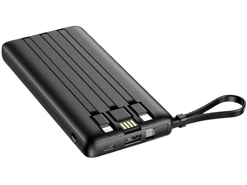 Повербанк (Powerbank) VEGER W1116 10000mAh Black (W1116.black) - фото 3