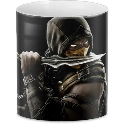 Кухоль GeekLand Mortal Kombat Мортал Комбат з ножем MK.02.24 330 мл білий - фото 3