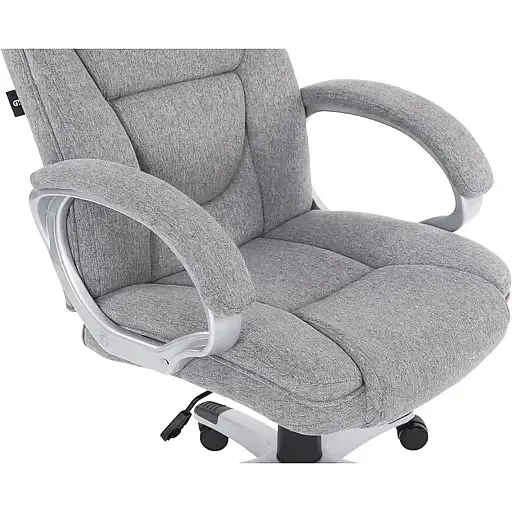 Офисное кресло GT Racer X-2852 Classic Fabric, серое (X-2852 Classic Fabric Gray) - фото 5