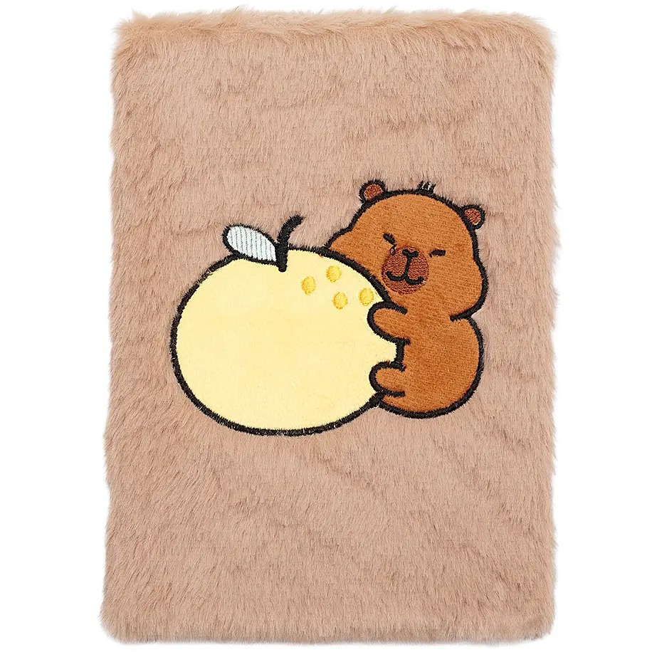 Блокнот плюшевый ZiBi Kids Line Capybara 9 А5 80 листов в клетку, дизайн в ассортименте (ZB.700023) - фото 10