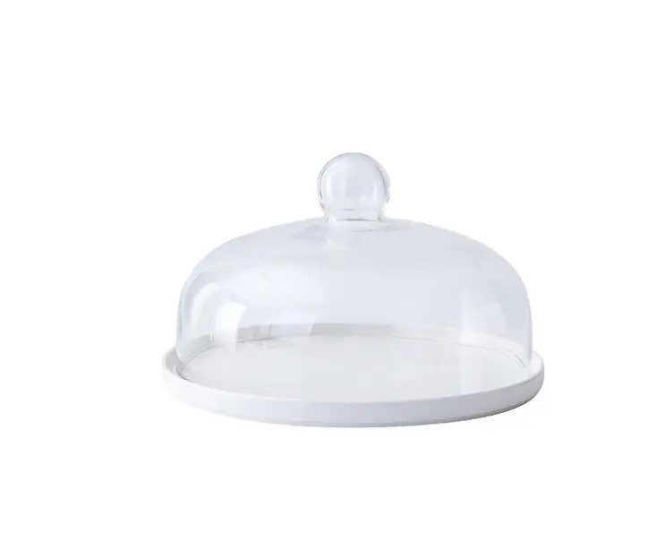 Тортівниця кругла з кришкою Crystal 9 14539 12.5х28 см