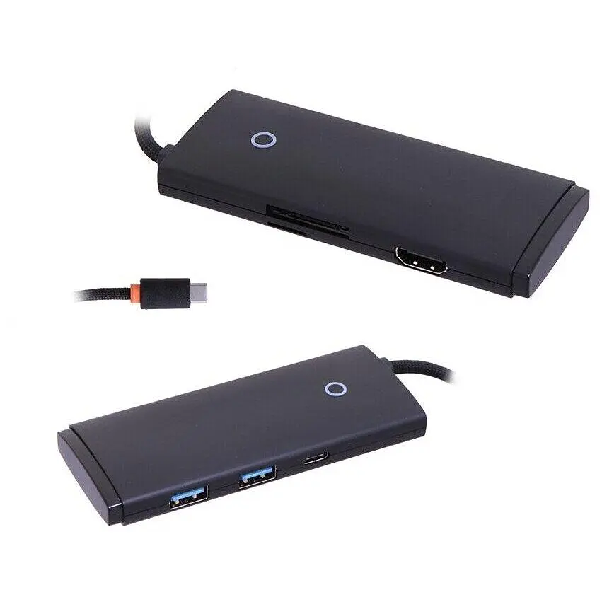 Док-станция мульти - хаб-адаптер Baseus Lite Series 6-Port Usb-C WKQX050101 - фото 3