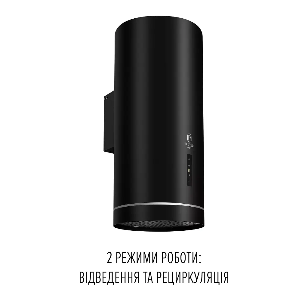 Витяжка пристінна PERFELLI DESIGN RICCO 35 NERO SILENZIO - фото 9