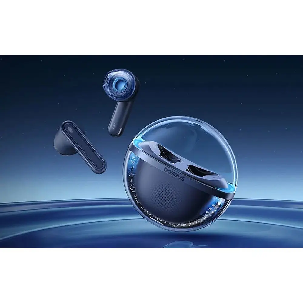 Наушники беспроводные Baseus Bowie E5x синие A00060101323-00 - фото 4