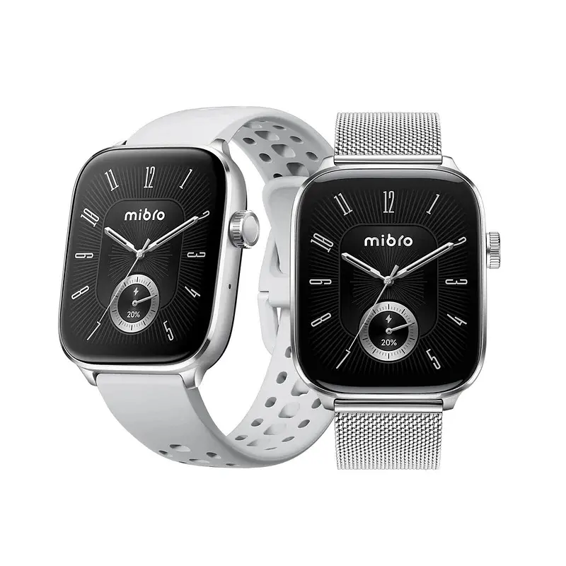 Mibro Смарт-часи Fit 44мм, 1.75", 390x450, AMOLED, BT 5.3, GPS, 2 ATM, сріблястий - фото 9