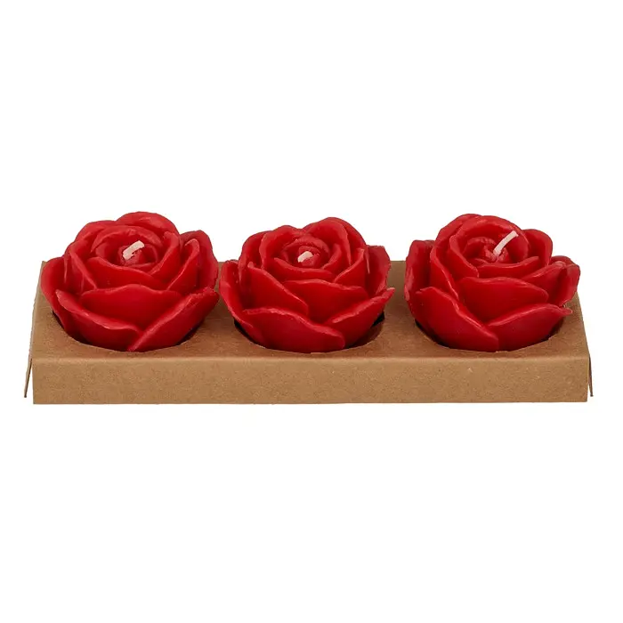 Набір свічок троянда Red colored candle GRAJMY RAZEM 74-3308 102784 - фото 2