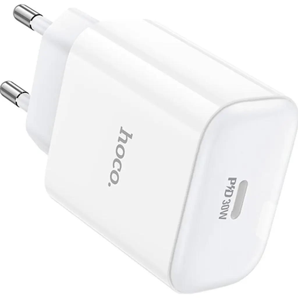 Мережевий зарядний пристрій Hoco C76A Pro Majestic PD30W White [170757] - фото 3