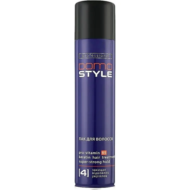 Лак для волос Domo Style Сверхсильная фиксация 500 мл - фото 1
