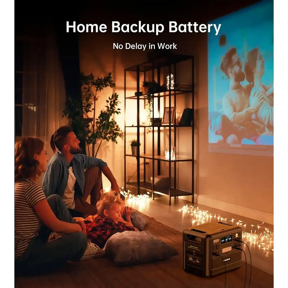 Зарядная станция Choetech BS008 / 2400 Вт / 2048 Вт/ч / LiFePO4 (BS008-BQB) - фото 11