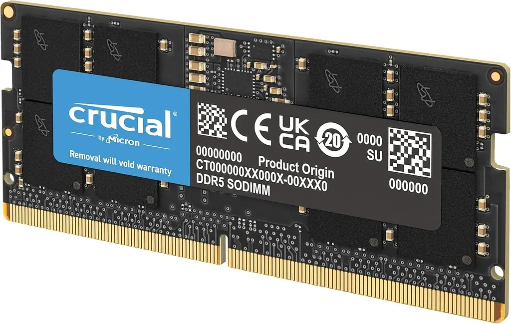 Модуль пам'яті Crucial DDR5 64GB 5600Mhz SODIMM (CT64G56C46S5) - фото 2