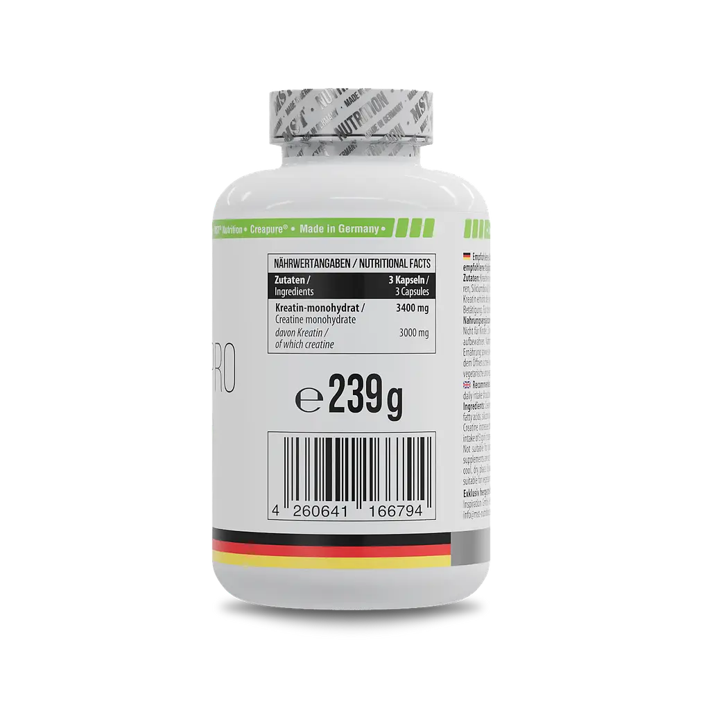 Креатин MST Nutrition Моногідрат Creapure Pro - 180 капсул - фото 2