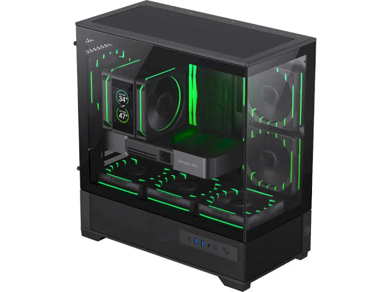 Корпус Gamemax Vista 2 MB Black - фото 2