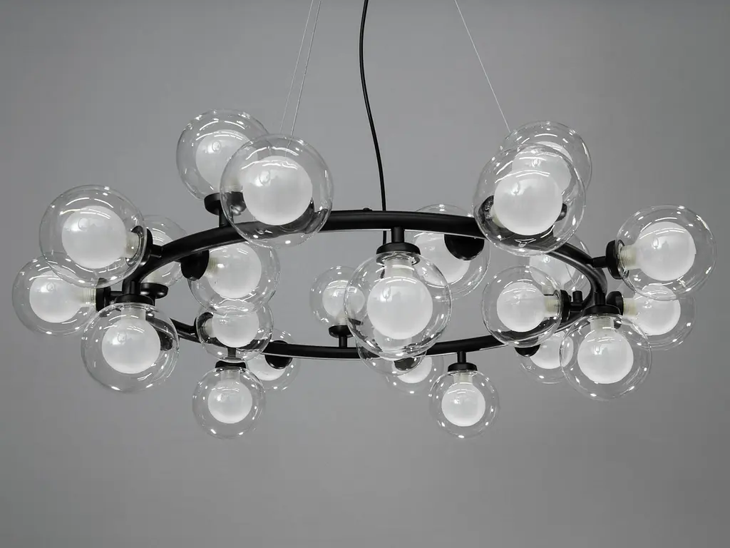 Люстра у стилі Loft бульбашки LQ7061/25BK - фото 4