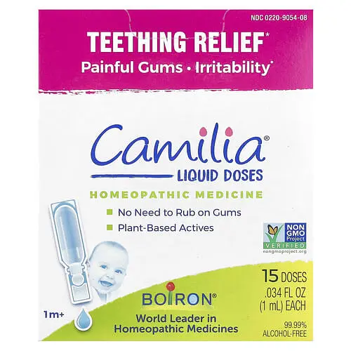 Інші добавки для дітей Camilia Teething Relief 1 мл Boiron vit0005886 - фото 3