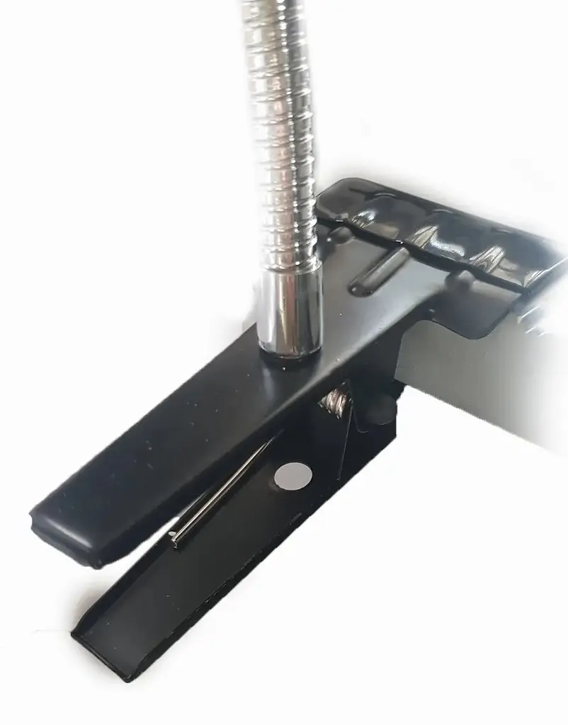 Лупа подвійна на гнучкій нозі з затискачем MG 15122-C з LED-підсвіткою 2х і 6-кратне збільшення - фото 2