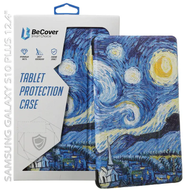 Чохол до планшета BeCover Smart Case Samsung Galaxy Tab S10 Plus (SM-X820/SM-X826) 12.4" Night (712245) - фото 6