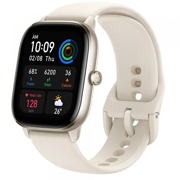 Розумний годинник Amazfit GTS 4 mini Ivory White (New A2035) бежевий - фото 2