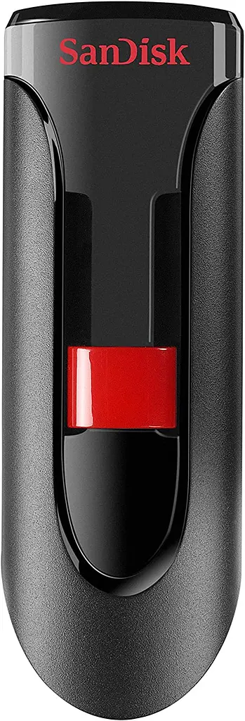 Флеш-накопичувач Sandisk Flash USB 2.0 Cruzer Glide 128Gb Black/Red (SDCZ60-128G-B35) - фото 2