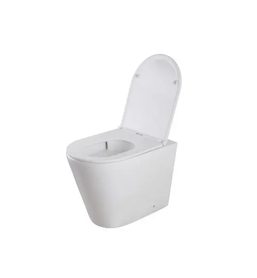 Унітаз підлоговий безбачковий Mixxus Premium Bevel-0702-T3 система змиву Tornado 3.0 (MP6715) - фото 6