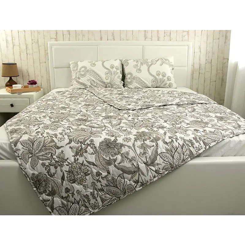 Ковдра вовняна літня Руно Comfort Luxury 200х220 см бежева - фото 7