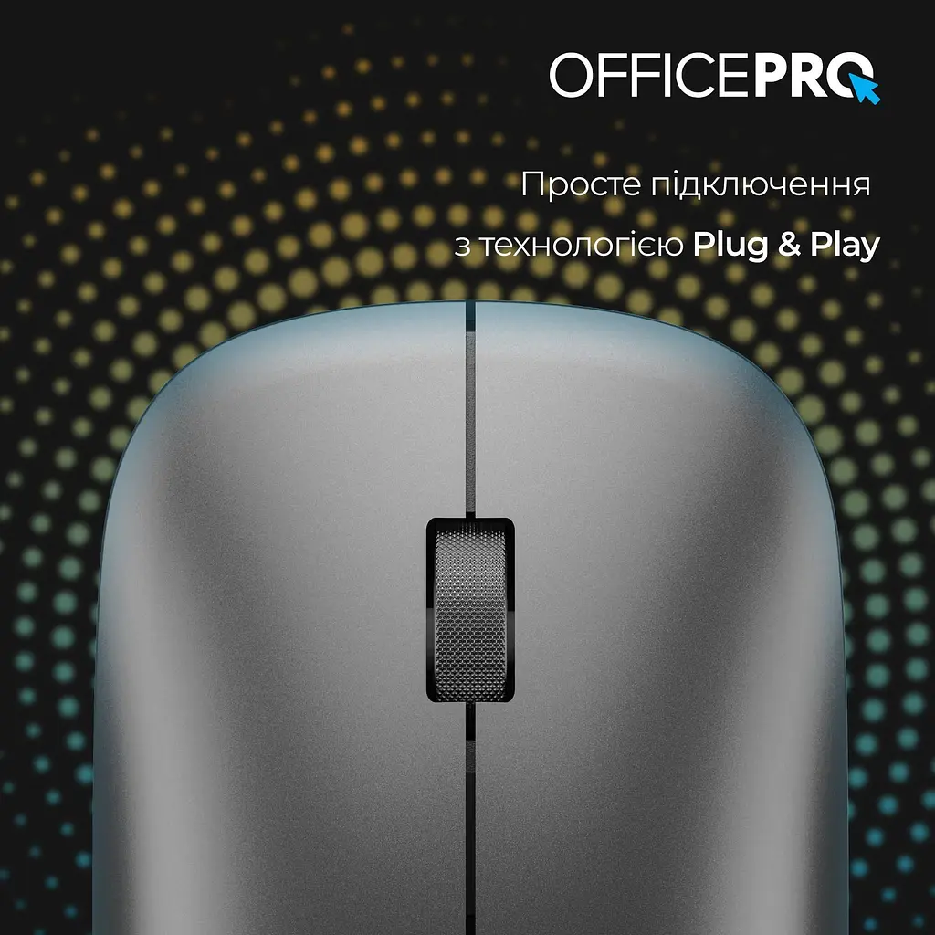 Миша OfficePro M225G Silent Click Wireless Gray [144297] - фото 5
